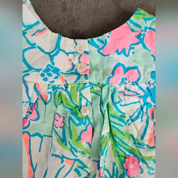 LILY PULITZER - FLORAL DRESS - 3-6M - Picture 3 of 3